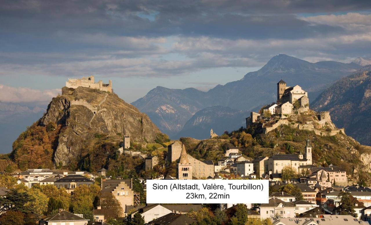 BnB Vino Veritas Salgesch Exterior foto